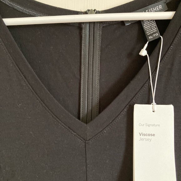 NWT Eileen Fisher black jersey jumpsuit - Picture 2 of 6